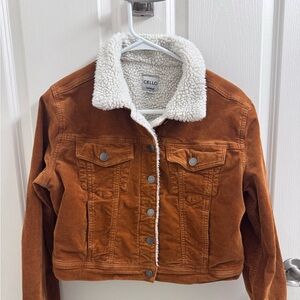 Cello Women's Corduroy Jacket with Sherpa Liner - Medium
